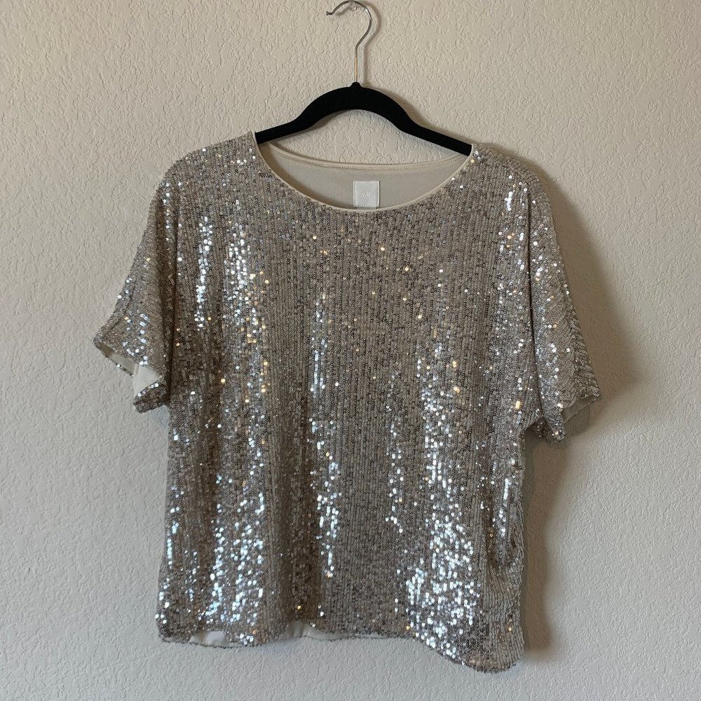 H&M Sequin Top